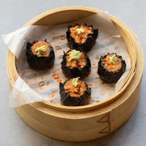 Silk Wrapped Prawn Siu Mai